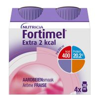 Fortimel Extra 2 Kcal Aardbei 4x200ml - thumbnail