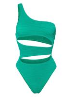Bond-eye Uitgesneden badpak - Groen