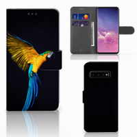 Samsung Galaxy S10 Telefoonhoesje met Pasjes Papegaai