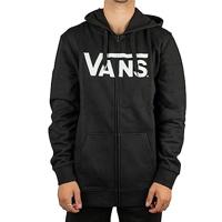 Vans Heren Classic Zip Sweatshirt -B, Zwart, Large
