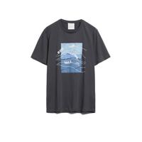 ARMEDANGELS T-shirt van biologisch katoen antraciet