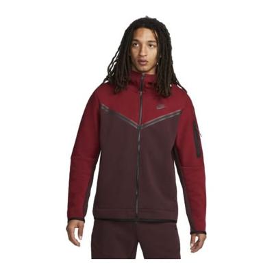 Nike Hoodie NSW Tech Fleece FZ - Bordeaux/Bordeaux/Zwart Nike Hoodie NSW Tech Fleece FZ - Bordeaux/Bordeaux/Zwart