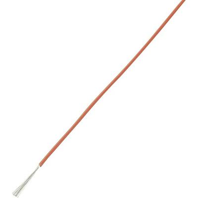 TRU Components 1567227 LiY bedradingsdraad, 1 x 0,50 mm², 25 m, rood