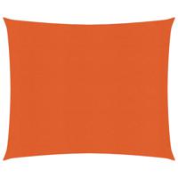 Zonnezeil 160 g/m 2,5x3 m HDPE oranje