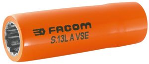 Facom lange doppen 1/2&apos; geïsoleerd 13mm - S.13LAVSE