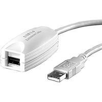 VALUE USB 2.0 verlenging, wit, 5 m