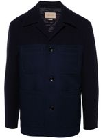 Gucci Web-detail jacket - Bleu