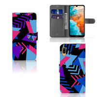 Huawei Y6 (2019) Book Case Funky Triangle - thumbnail