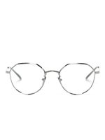 Giorgio Armani lunettes de vue à monture géométrique - Gris - thumbnail