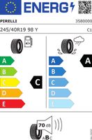 Pirelli Cinturato p7 moe rft pncs xl 245/40 R19 98Y PI2454019YCIN7RFTMPX - thumbnail