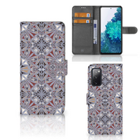 Samsung Galaxy S20 FE Bookcase Flower Tiles - thumbnail