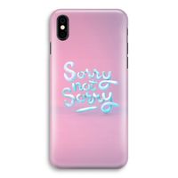 Sorry not sorry: iPhone Xs Volledig Geprint Hoesje - thumbnail