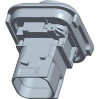 TE Connectivity 1-1703808-1 Female behuizing (board) HDSCS, MCP Totaal aantal polen: 4 1 stuk(s)