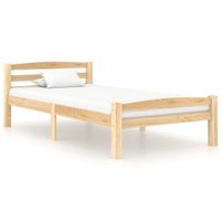 Bedframe massief grenenhout 90x200 cm