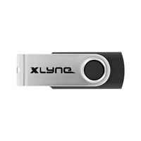 xlyne Swing SWG USB flash drive 64 GB USB Type-A 2.0 Zwart, Zilver - thumbnail