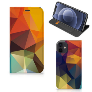 iPhone 12 Mini Stand Case Polygon Color