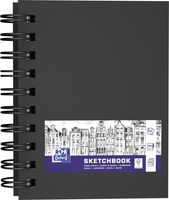 Oxford schetsboek, 80 vel, 100 g/m², ft A6, zwart - thumbnail