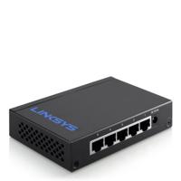 Linksys 5-Port Desktop Gigabit Switch (LGS105) - Linksys 5-Port Desktop Gigabit Switch (LGS105), Unmanaged, Gigabit Ethernet (10/100/1000), Wall mountable