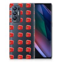 OPPO Find X3 Neo Siliconen Case Paprika Red - thumbnail