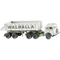 Wiking 0677 12 H0 Vrachtwagen MAN Trekker-kieperopleggercombinatie Pausbacke van Walhalla Kalk - thumbnail