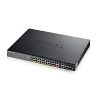 Zyxel 24-port GbE L3 Access PoE+ Switch with 6 10G Uplink (400 W) (XGS2220-10HP)