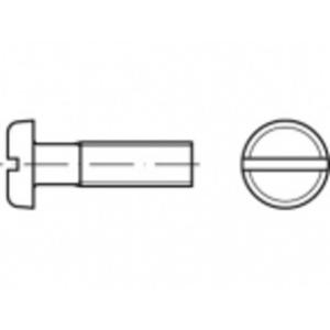 TOOLCRAFT TO-5360679 Platkopschroeven M2,5 4 mm Sleuf RVS A4 1000 stuk(s)