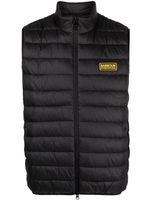 Barbour gilet zippé à patch logo - Noir - thumbnail