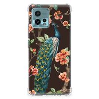 Motorola Moto G72 Case Anti-shock Pauw met Bloemen