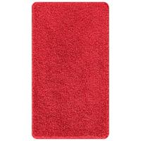 vidaXL Moderne Katoenen Badmat Voor Badkamer Rood Antislip 70 X 120 cm Opaak Stijlvolle Machinewasbare Tapijt Rechthoekig Binnen Luxe