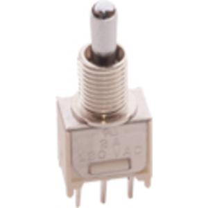 C & K Switches T101SHCQE Tuimelschakelaar 120 V/AC, 28 V/DC 3 A 1x aan/aan 1 stuk(s) Bulk