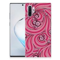 Samsung Galaxy Note 10 Plus Hoesje maken Swirl Pink