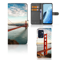 OPPO Find X5 Lite | Reno 7 5G Flip Cover Golden Gate Bridge - thumbnail