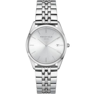 Rosefield The Ace 04 Silver Sunray Silver Horloge