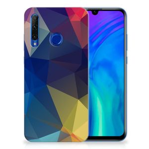 Honor 20 Lite TPU Hoesje Polygon Dark