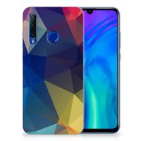 Honor 20 Lite TPU Hoesje Polygon Dark - thumbnail