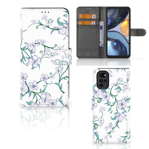 Motorola Moto G22 Uniek Hoesje Blossom White