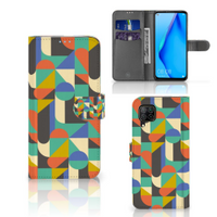 Huawei P40 Lite Telefoon Hoesje Funky Retro - thumbnail