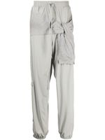 Maison MIHARA YASUHIRO pantalon de jogging à design superposé - Gris - thumbnail