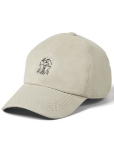 Brunello Cucinelli casquette à logo brodé - Tons neutres