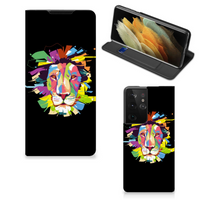 Samsung Galaxy S21 Ultra Magnet Case Lion Color