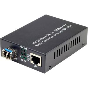 VALUE 21.99.1070 netwerk media converter 100 Mbit/s Zwart