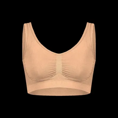 Gianvaglia naadloze comfort top /BH - Microfiber Bh topje - naadloze bralette - XL - Huidskleur - XL - XL - XL