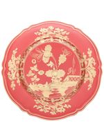 GINORI 1735 assiette Rubrum en porcelaine (31 cm) - Rouge