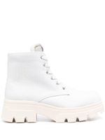 Calvin Klein Jeans bottines à lacets - Blanc