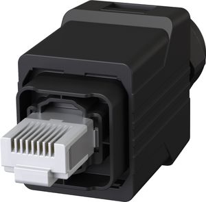 Siemens 6GK1901-1BB10-6AA0 IE RJ45 Plug Pro, Push-Pull IP65-stekker voor montage op locatie 6GK19011BB106AA0 1 stuk(s)