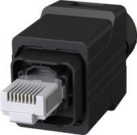 Siemens 6GK1901-1BB10-6AA0 IE RJ45 Plug Pro, Push-Pull IP65-stekker voor montage op locatie 6GK19011BB106AA0 1 stuk(s) - thumbnail