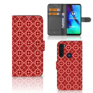 Motorola Moto G Pro Telefoon Hoesje Batik Rood