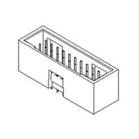 Molex 15800163 Male header, inbouw (standaard) Inhoud: 1 stuk(s) Tube - thumbnail