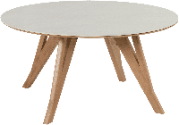 Hartman Ronde Tuintafel Coco Keramiek en Teakhout, 150cm