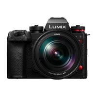 Panasonic LUMIX S1II spiegelloze full-screen camera, 4K 120p, 5,1K 60p Open Gate Video, 24MP, Active I.S, opname 4:2:2 10-bits, L-houder, DC-S1M2ME, lens 24-105mm F4